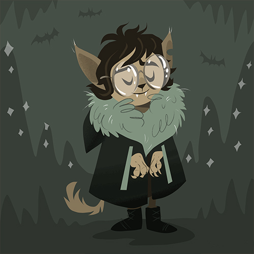 werewolf character illustration